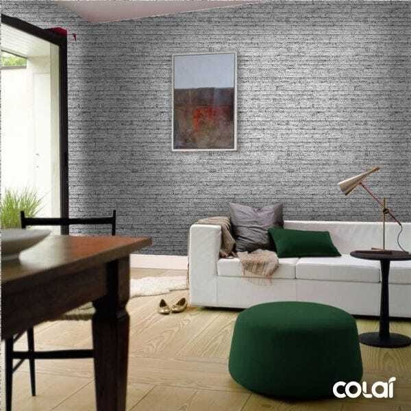 Papel de Parede Adesivo Lavável Madeira Cinza 12m - 3