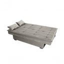 Ver imagem 2 de Sofá Cama Casal Reclinável Esmeralda - Marrom Light