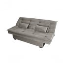 Ver imagem 3 de Sofá Cama Casal Reclinável Esmeralda - Marrom Light