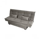 Ver imagem 1 de Sofá Cama Casal Reclinável Esmeralda - Marrom Light