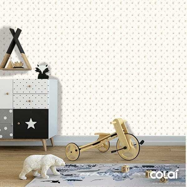 Papel De Parede Adesivo Lavável Mini Flor 18m - 6