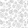 Papel De Parede Lavável Flores De Listras Pretas 15m - 1