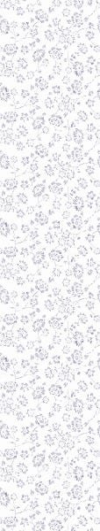 Papel De Parede Lavável Flores De Listras Roxas 15m - 7