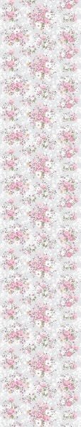 Papel De Parede Adesivo Lavável Floral Rosa 15m - 7