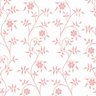 Papel De Parede Adesivo Lavável Jardim Ilustrado Rosa 15m - 1