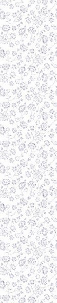Papel De Parede Lavável Flores De Listras Roxas 3m - 7