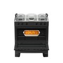 Ver imagem 3 de Fogão 5 Bocas Atlas Mônaco Plus Automático Mesa Inox Preto Bivolt