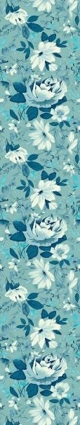 Papel De Parede Adesivo Lavável Gardênia Verde 3m - 7