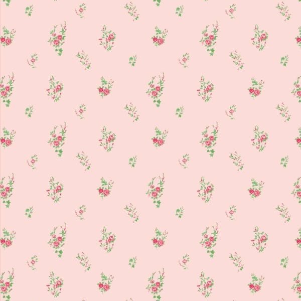 Papel De Parede Adesivo Lavável Rosas Pequenas 3m - 1