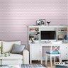 Papel De Parede Lavável Chevron Cinzas E Rosas 12m - 4