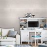 Papel De Parede Lavável Chevron Marrons 12m - 4
