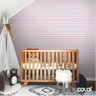 Papel De Parede Lavável Chevron Cinzas E Rosas 9m - 5