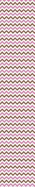 Papel De Parede Lavável Chevron Marrons E Rosas 9m - 7