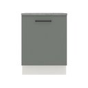 Ver imagem 3 de Balcão Madesa Agata 60 Cm 1 Porta Branco Cinza