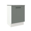 Ver imagem 1 de Balcão Madesa Agata 60 Cm 1 Porta Branco Cinza
