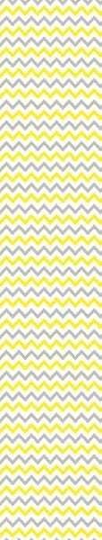 Papel De Parede Lavável Chevron Amarela E Cinza 9m - 7