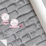 Papel de Parede Adesivo Lavável Tijolo Cinza Escuro Sala Quarto 3m - 2