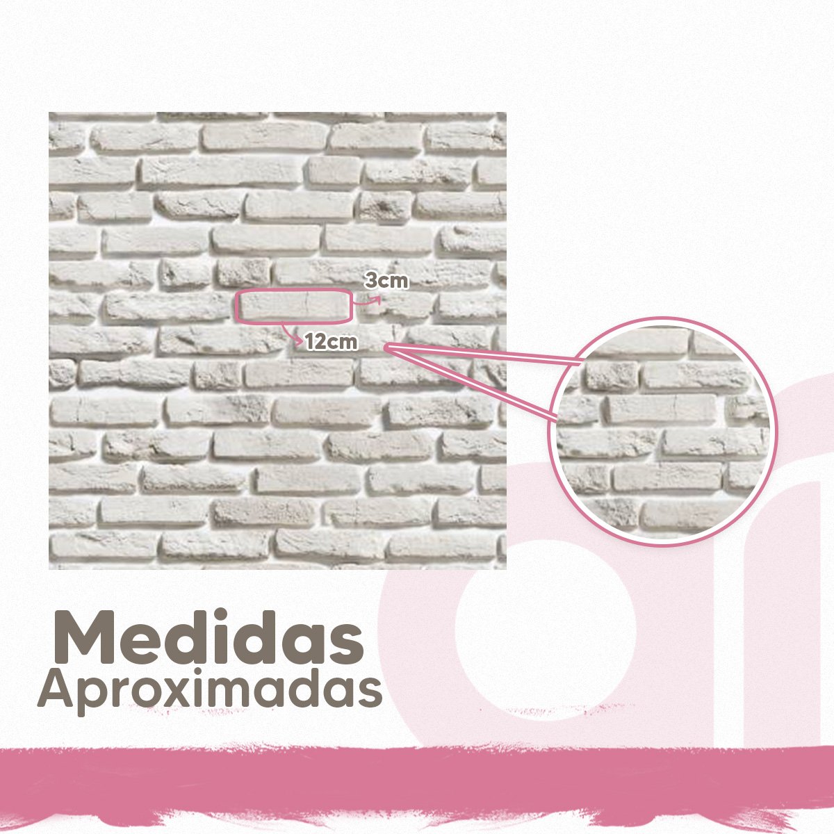 Papel de Parede Adesivo Lavável Tijolo Cinza Escuro Sala Quarto 3m - 4