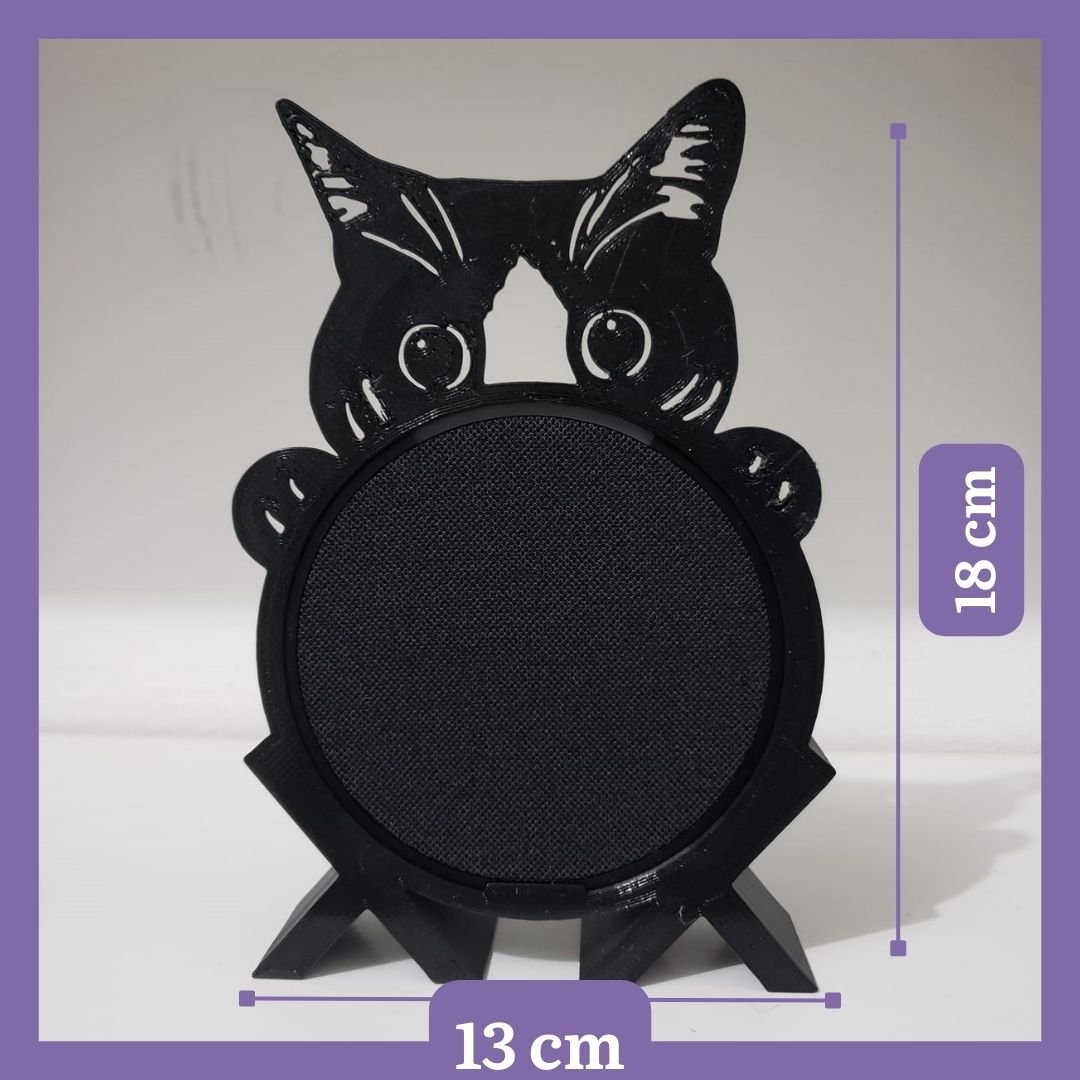 Suporte Alexa Echo Pop "gato" Modelo I - 7