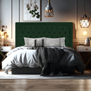 Ver imagem 4 de Cabeceira de Cama Box King 195 Cm Baronesa - Veludo Verde