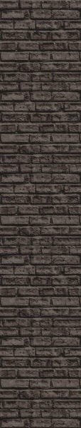 Papel de Parede Adesivo Lavável Tijolo 3D Negro - 5