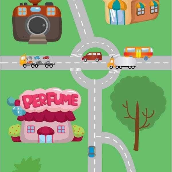 Papel de Parede Adesivo Lavável Cidade 18m - 1