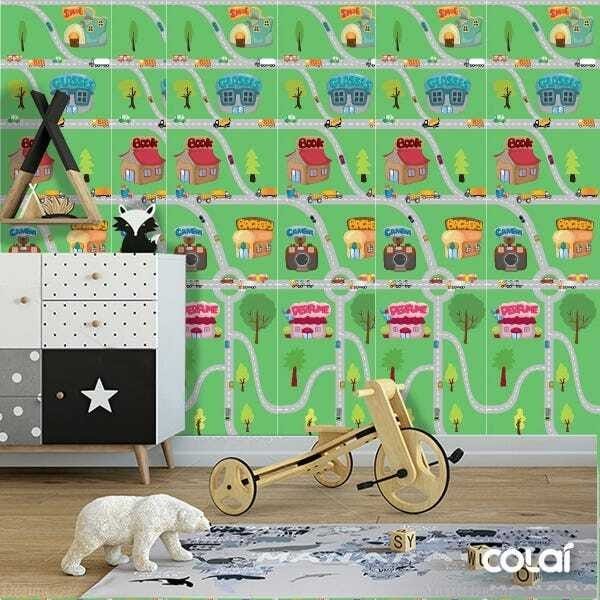 Papel de Parede Adesivo Lavável Cidade 18m - 2