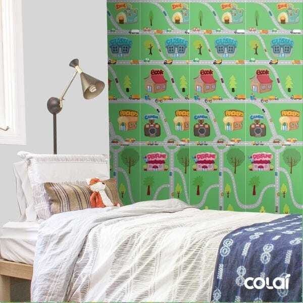 Papel de Parede Adesivo Lavável Cidade 18m - 4