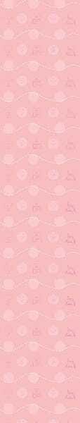 Papel de Parede Adesivo Lavável Casinha Rosa Bebê 18m - 5