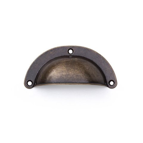 Puxador Concha Colonial Kit com 6 Peças: Ouro Velho