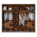 Ver imagem 6 de Guarda Roupa Casal Authentic 2 Portas Deslizantes Nogueira/nude Prime Tx com Vidro Reflecta - Demart