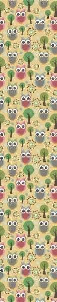 Papel de Parede Adesivo Lavável Corujas Curiosas 15m - 5