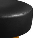 Ver imagem 3 de Kit C/2 Banqueta Alta 70cm Courino Preta P/ Cozinha Preto