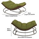 Ver imagem 4 de 2 Poltronas Balanço Viena em Alumínio e Corda Náutica Conforto Trama Original