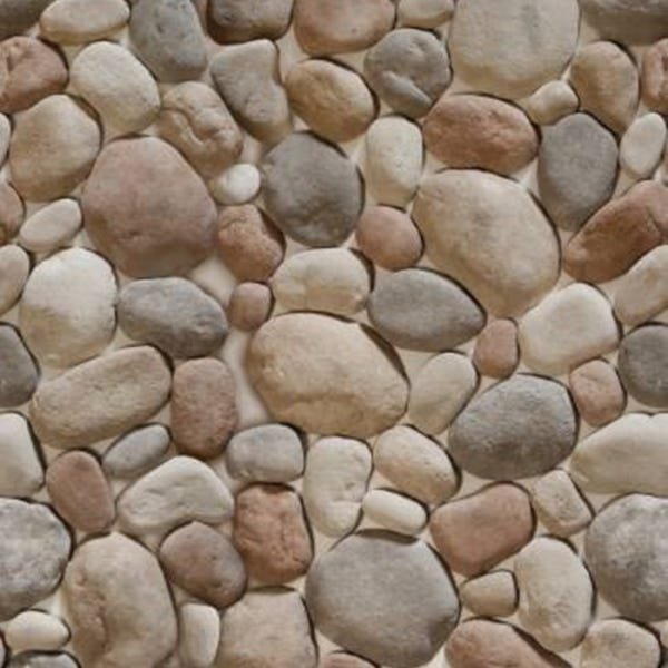 Papel de Parede Adesivo Lavável Pedra Ovo de Pato Fria 12m - 1