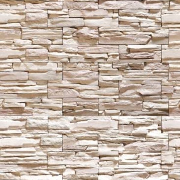 Papel de Parede Adesivo Lavável Pedra Rosê Desigual 12m - 1