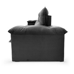 Sofá Retrátil Reclinável Verona 2,30m Suede Velut Molas Ensacadas - King House - 8