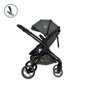 Ver imagem 3 de Carrinho de Bebe Kansas Gold Premium com Bebe Conforto:base Black/ Cinza