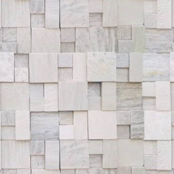 Papel de Parede Lavável Pedra Goiás Rosê Desigual 15m - 1