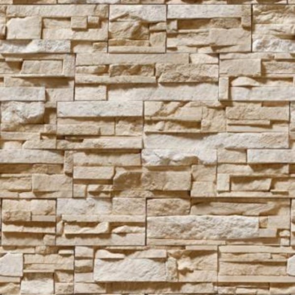 Papel de Parede Lavável Pedra Filete Irregular 3D 15m - 1