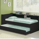 Ver imagem 2 de Cama Solteiro Bicama Bau Estante 2 Nichos Bb2829 Preto Dtall