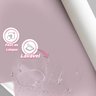 Papel de Parede Adesivo Lavável Rosa Chá Liso Quarto Menina3m - 2
