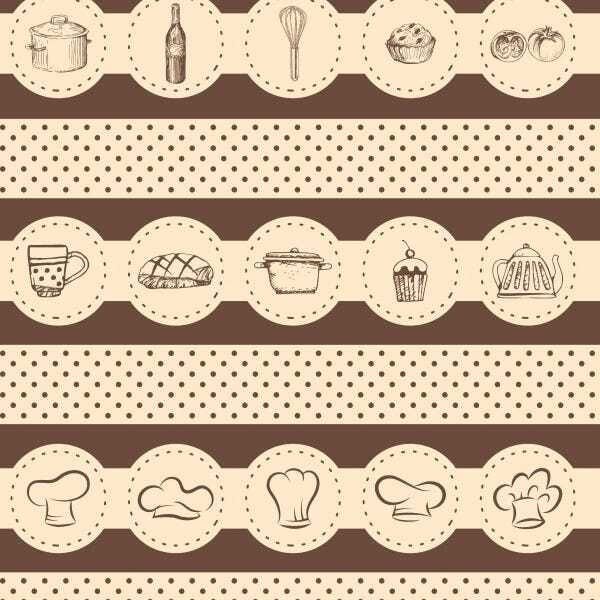 Papel De Parede Adesivo Lavável Pães 3m - 1