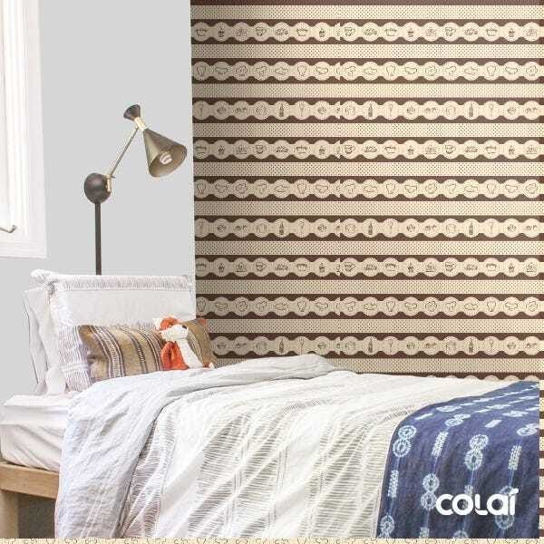 Papel De Parede Adesivo Lavável Pães 3m - 3