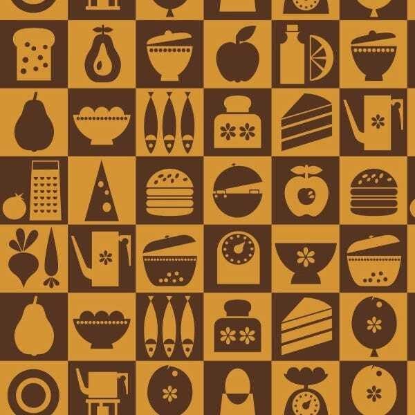 Papel De Parede Adesivo Lavável Cozinha 3m - 1