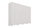 Ver imagem 2 de Guarda-Roupa Casal 8 Portas com Pés 241cm Multimóveis Branco