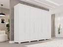 Ver imagem 1 de Guarda-Roupa Casal 8 Portas com Pés 241cm Multimóveis Branco