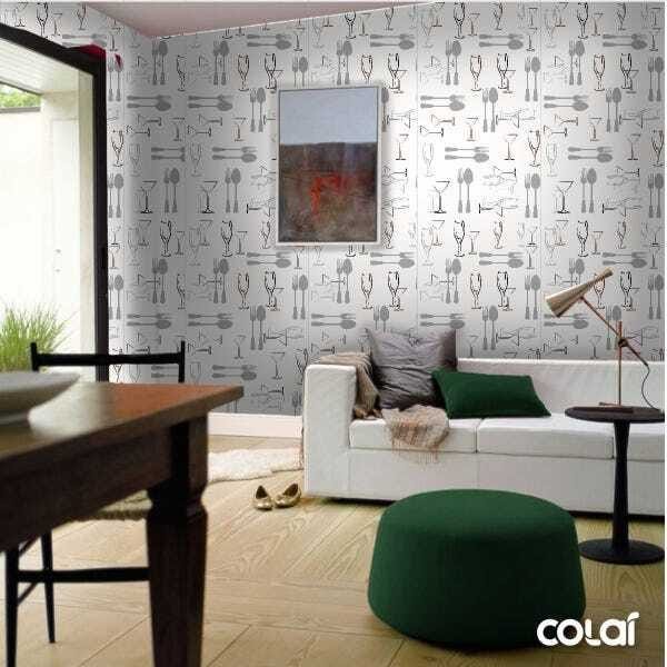 Papel De Parede Adesivo Lavável Jantar 3m - 4