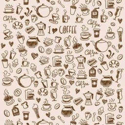 Papel De Parede Adesivo Lavável Coffe Break 3m - 1