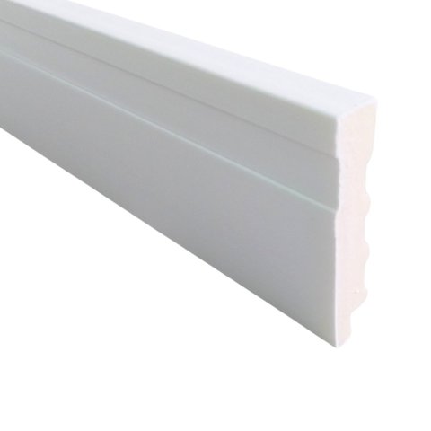 Rodapé Poliestireno Frisado 7cm - 2,4 Metros